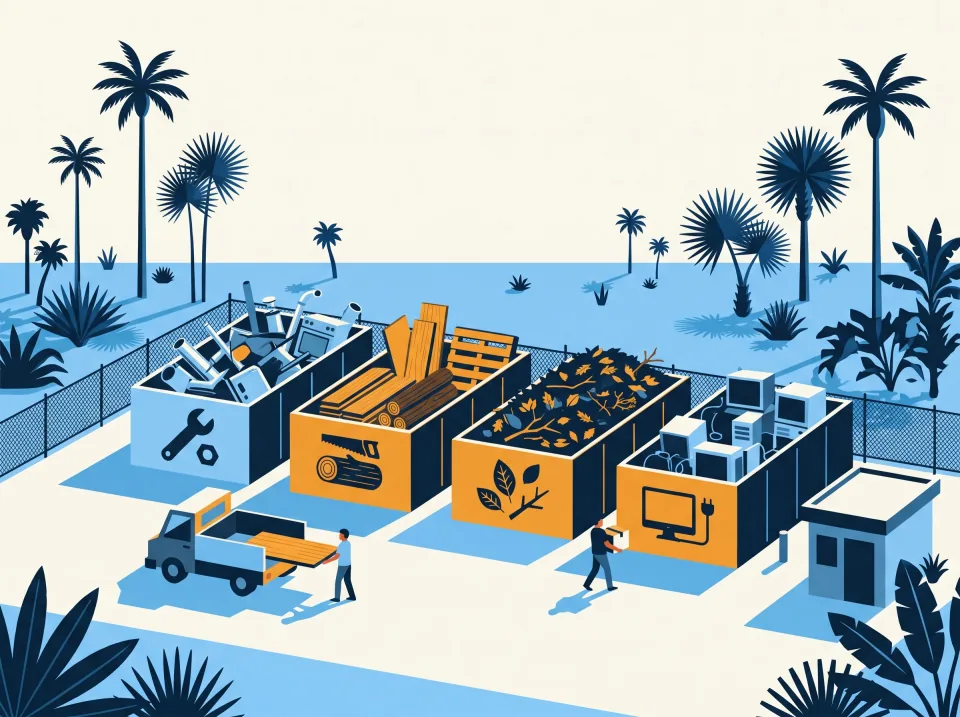 Illustration: a public drop-off center