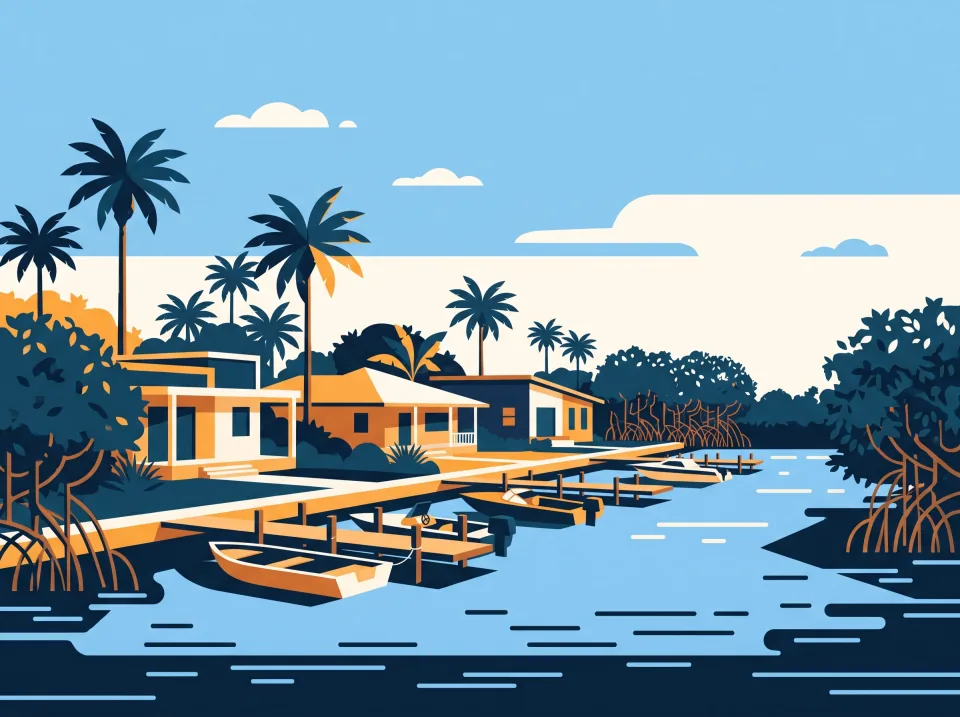 Illustration: the kind of homes in this area