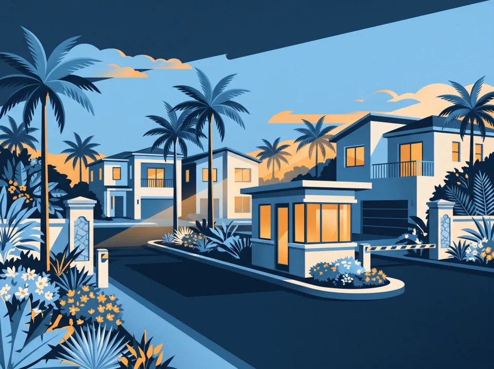 Illustration: the kind of homes in this area