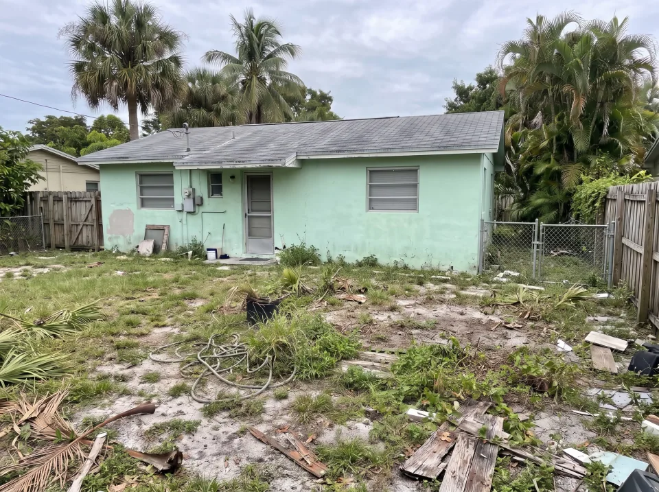 Illustration, after: the shed removed