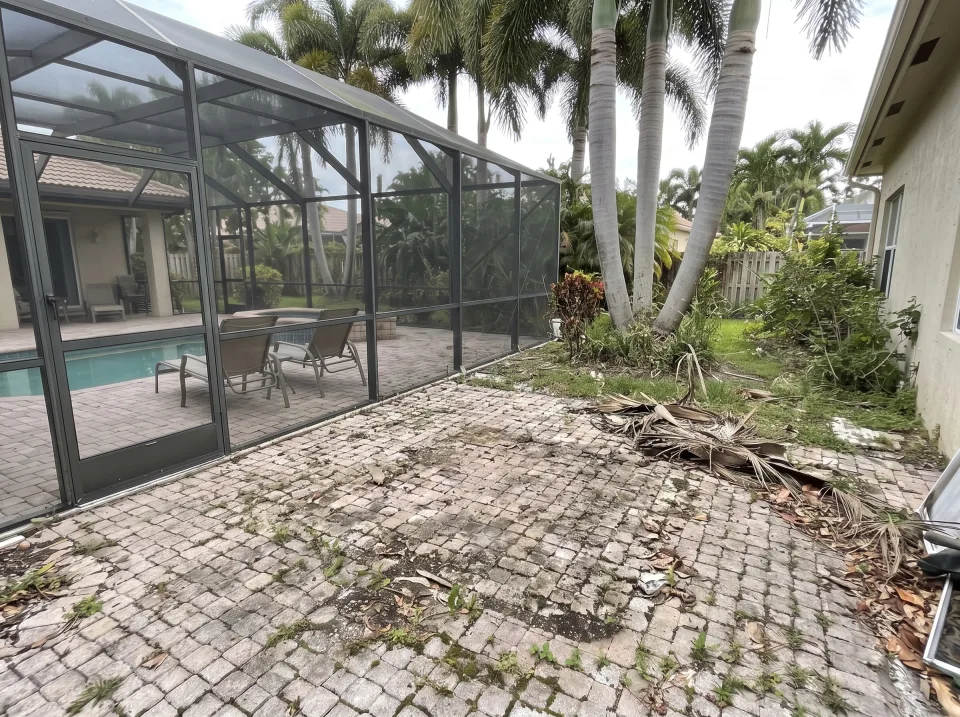 Illustration, after: the hot tub and cover removed