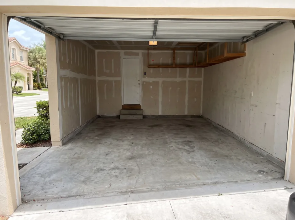 Illustration, after: the space cleared
