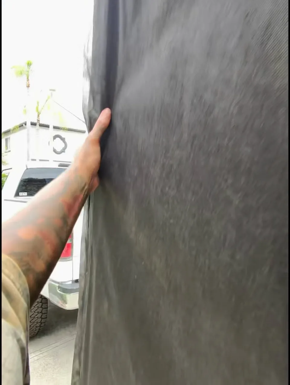 Mattress going onto the truck
